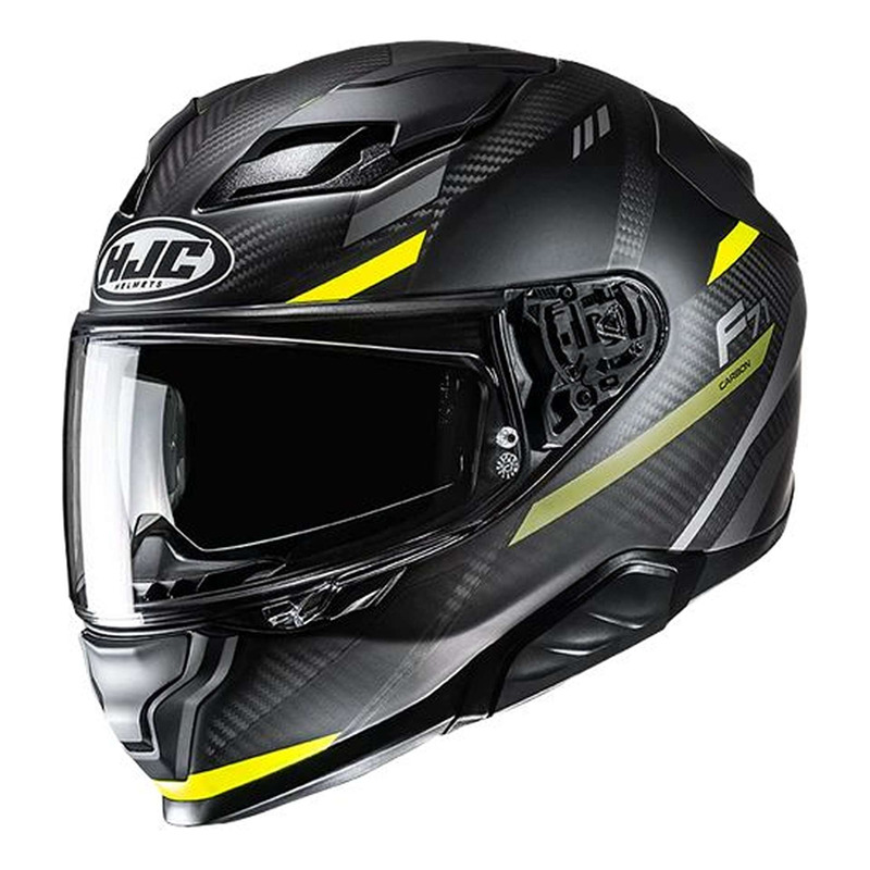 Casque intégral HJC F71 Carbon Esira MC3HSF carbone/noir/jaune mat