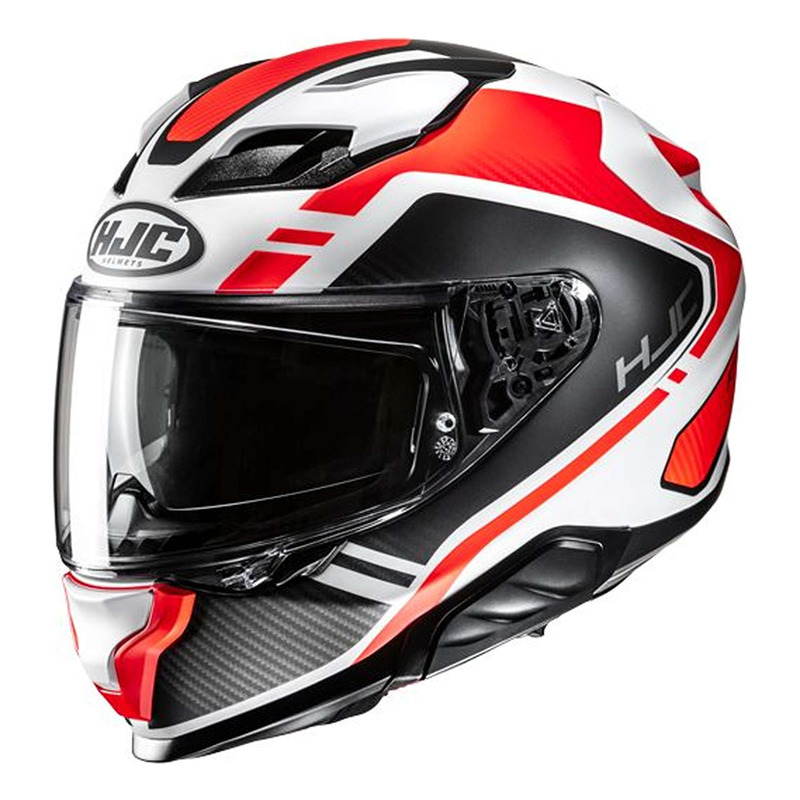 Casque intégral HJC F71 Tozz MC6HSF blanc/orange/carbone mat