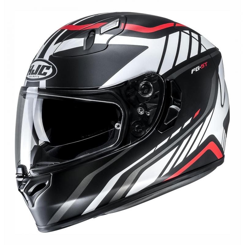 Casque intégral HJC FG-ST Gridan noir/blanc/rouge- XXL