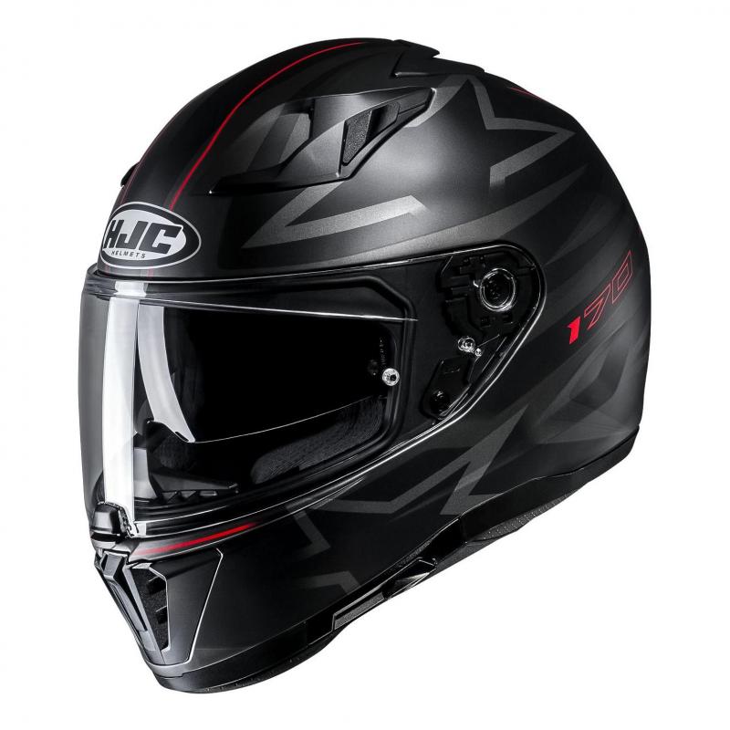 Casque intégral HJC I70 Cravia noir/rouge- XS