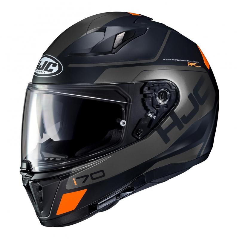 Casque intégral HJC I70 Karon noir/orange- L
