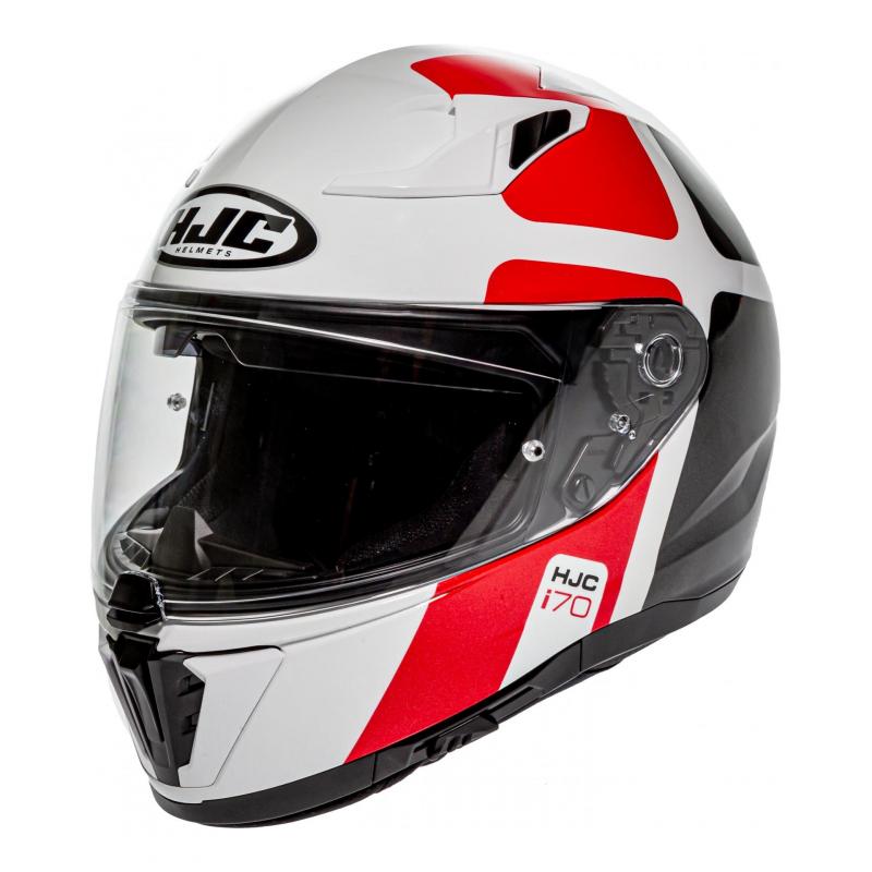 Casque intégral HJC i70 Prima MC1 blanc/rouge/noir- 2XS
