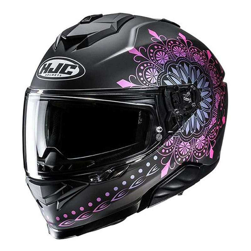 Casque intégral HJC i71 Niel MC28SF noir/rose/violet mat