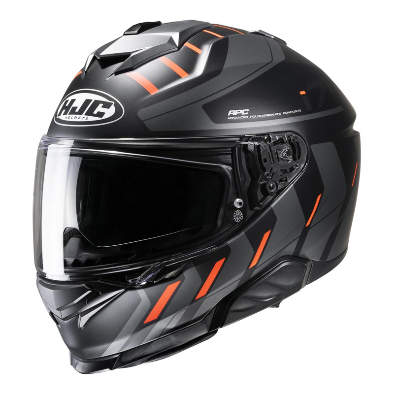 Casque intégral HJC i71 Simo noir/gris/orange mat