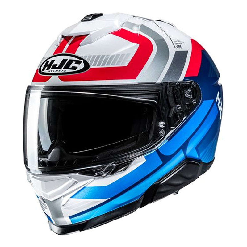 Casque intégral HJC i71 Viz MC21 bleu/blanc/rouge brillant
