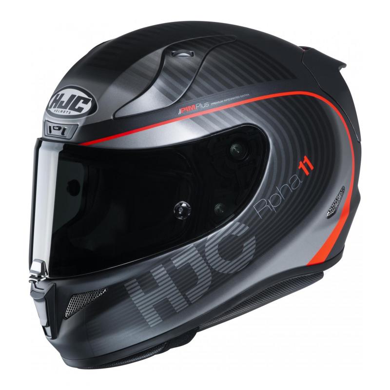 Casque intégral HJC RPHA 11 Bine MC1SF noir/gris/rouge fluo mat- XS