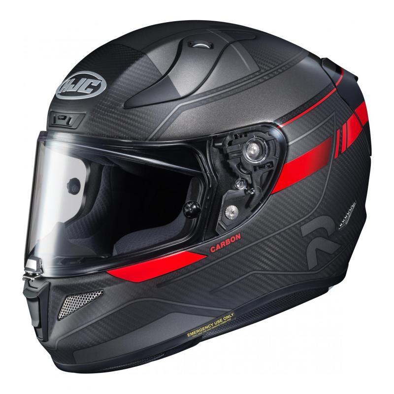 Casque intégral HJC RPHA 11 Carbon Nakri MC1SF noir/gris/rouge mat- X