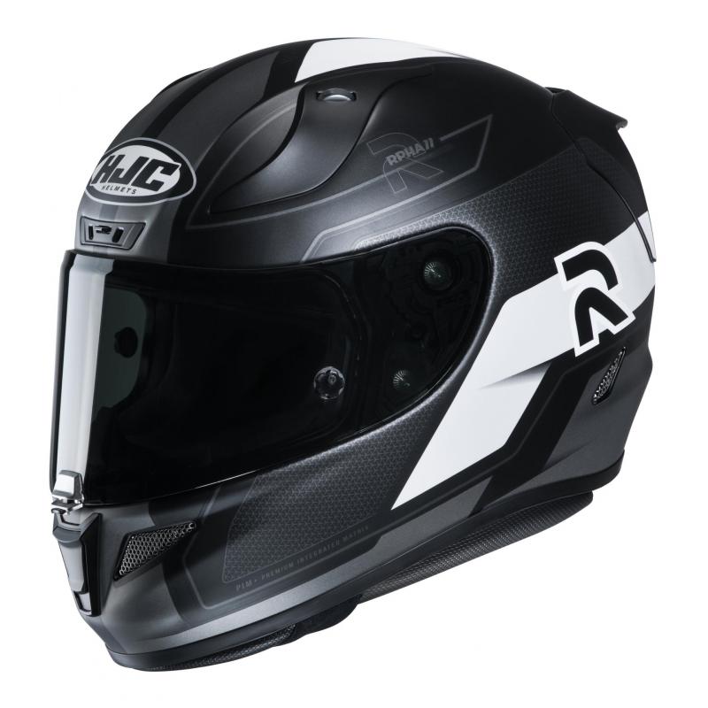 Casque intégral HJC RPHA 11 Fesk MC5SF noir/blanc/gris mat- XS