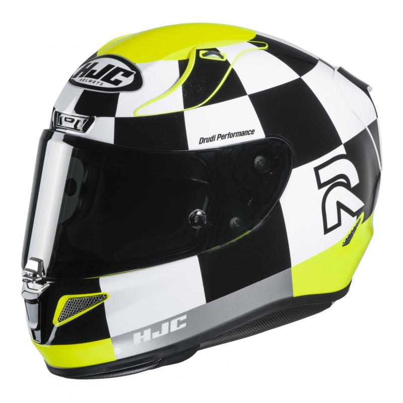 Casque intégral HJC RPHA 11 Misano MC4H noir/blanc/jaune fluo- XS