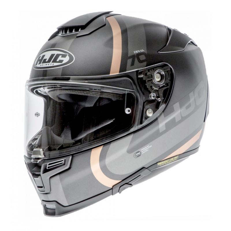 Casque intégral HJC RPHA 70 Gaon noir/gris/cuivre- XXS