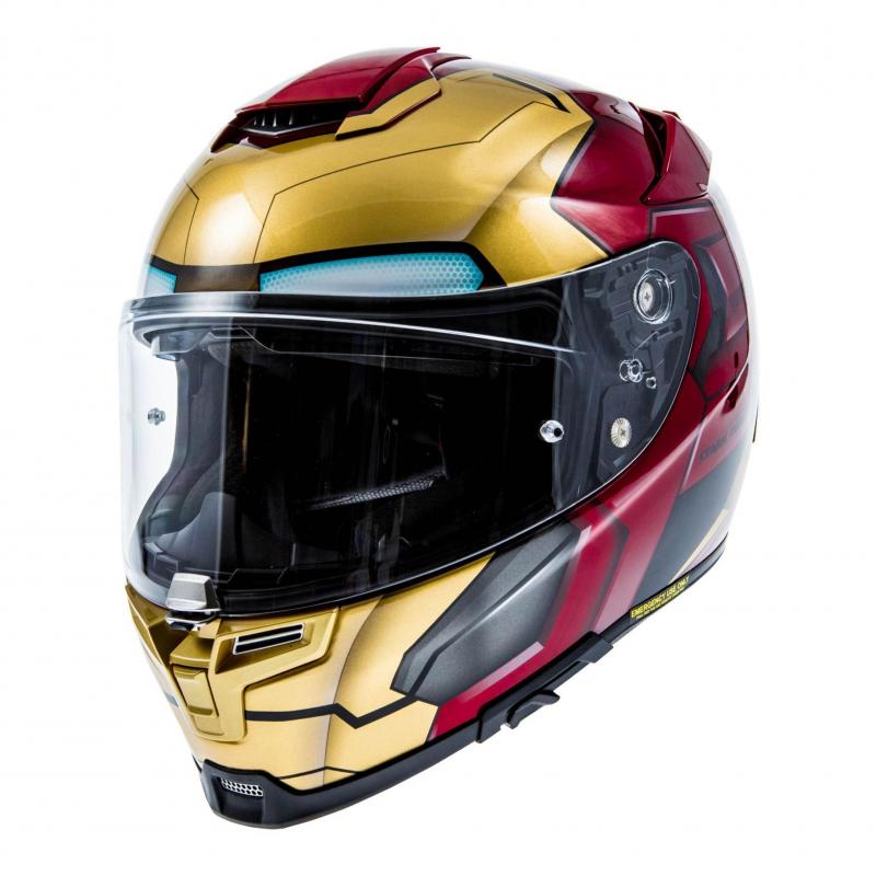 HJC Casque Moto RPHA 70 Ironman Homecoming Taille M Rouge//Or