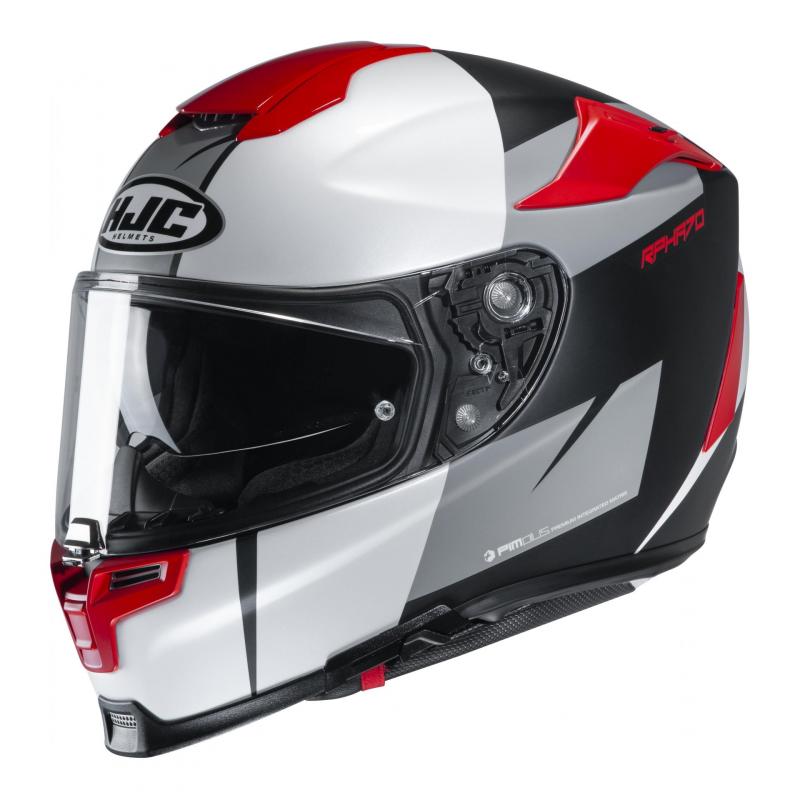 Casque intégral HJC RPHA 70 Terika MC1SF blanc/rouge/gris- XS