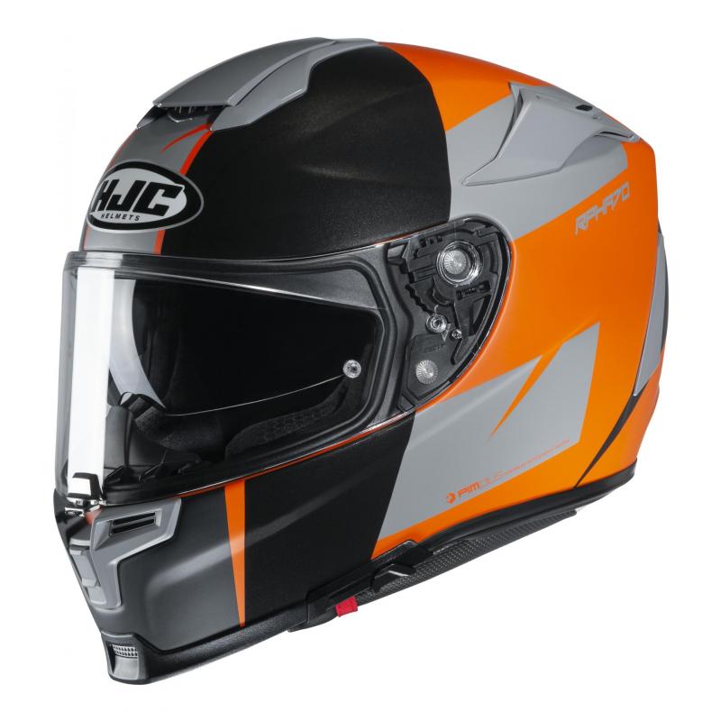Casque intégral HJC RPHA 70 Terika noir/orange/gris- XS