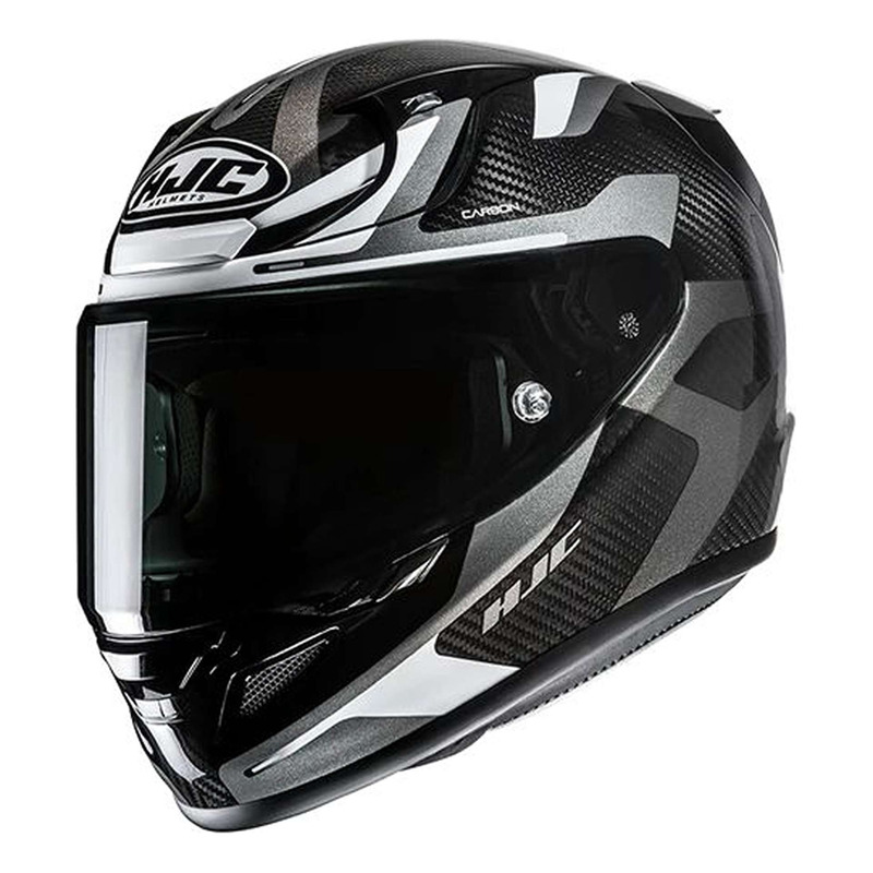 Casque intégral HJC RPHA12 Carbon Xentra MC5 carbone/gris/blanc brillant