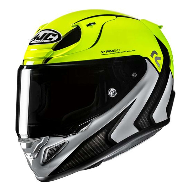 Casque intégral HJC RPHA12 Kos MC3H carbone/gris/jaune brillant