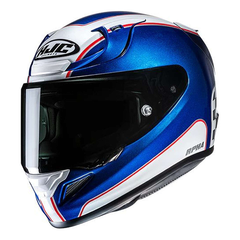 Casque intégral HJC RPHA12 Respon MC2 bleu/blanc/rouge brillant