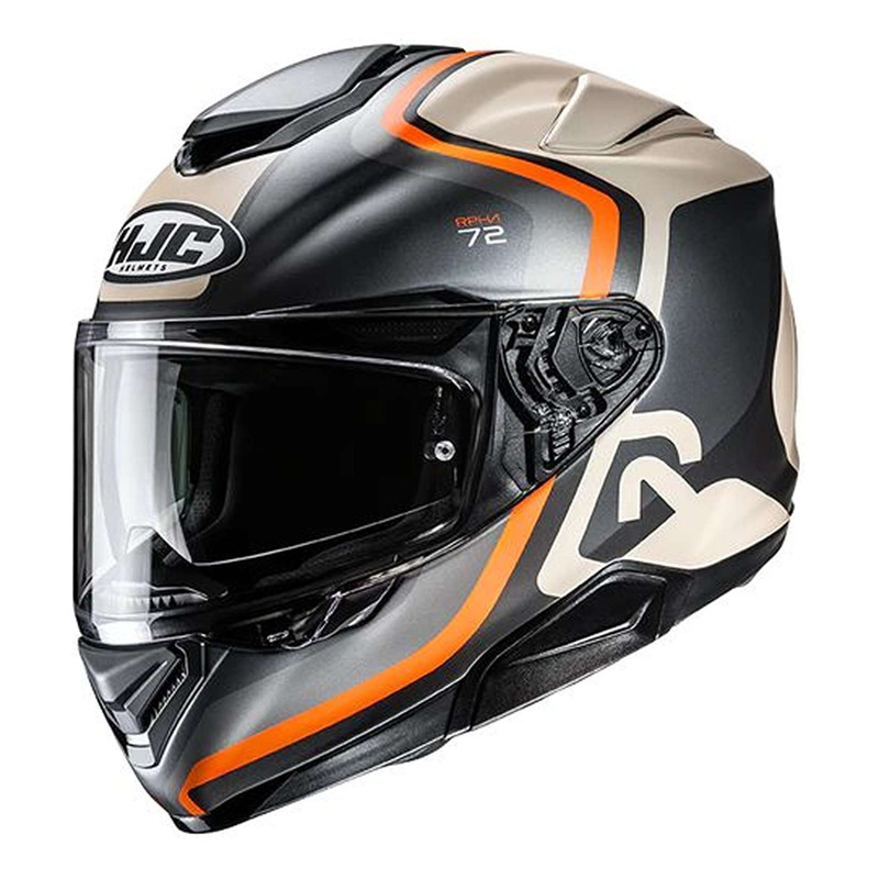 Casque intÃ©gral HJC RPHA72 Ernem MC7SF noir/beige/orange mat- XS