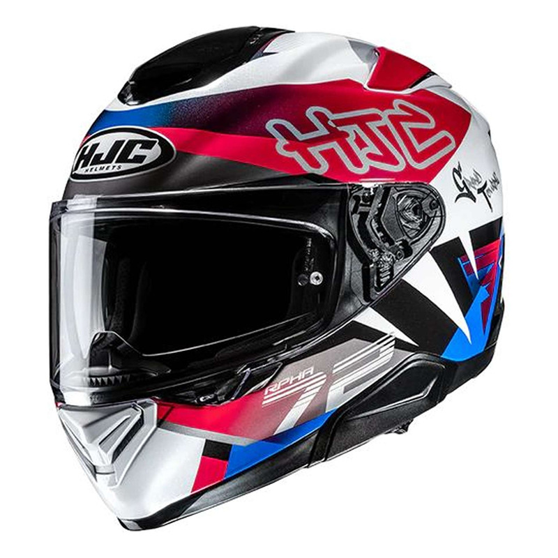 Casque intégral HJC RPHA72 Goldy MC21 bleu/blanc/rouge brillant
