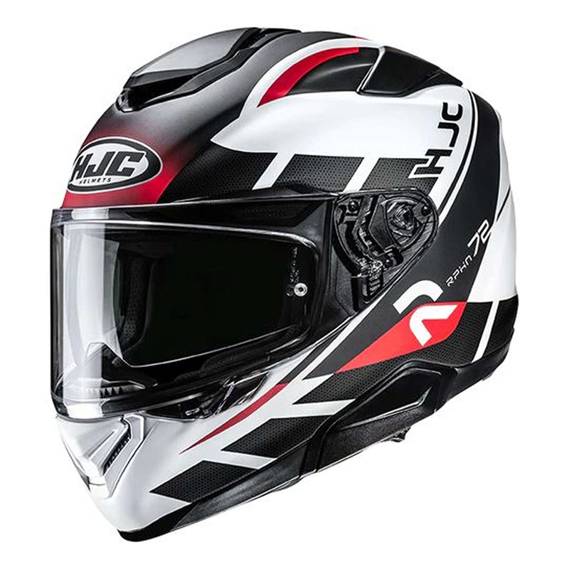 Casque intÃ©gral HJC RPHA72 Value MC1SF noir/blanc/rouge mat- XS