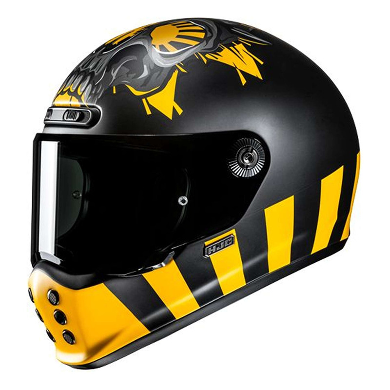 Casque intégral HJC V10 Crania MC3SF noir/jaune fluo mat