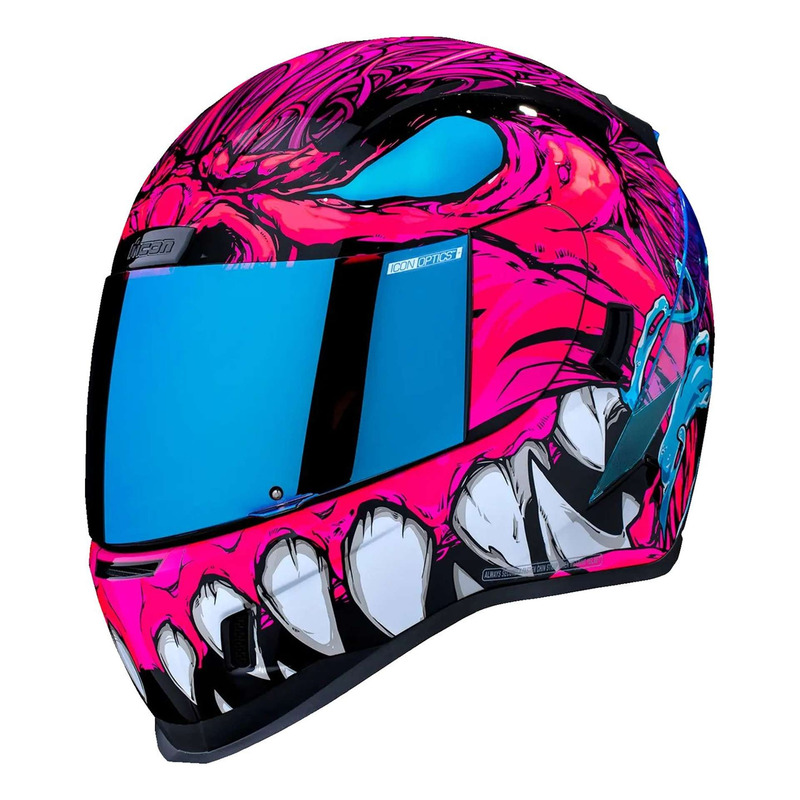 Casque intÃ©gral Icon Airformâ ¢ Manikâ  RR MIPSÂ® rose/blanc/noir bri