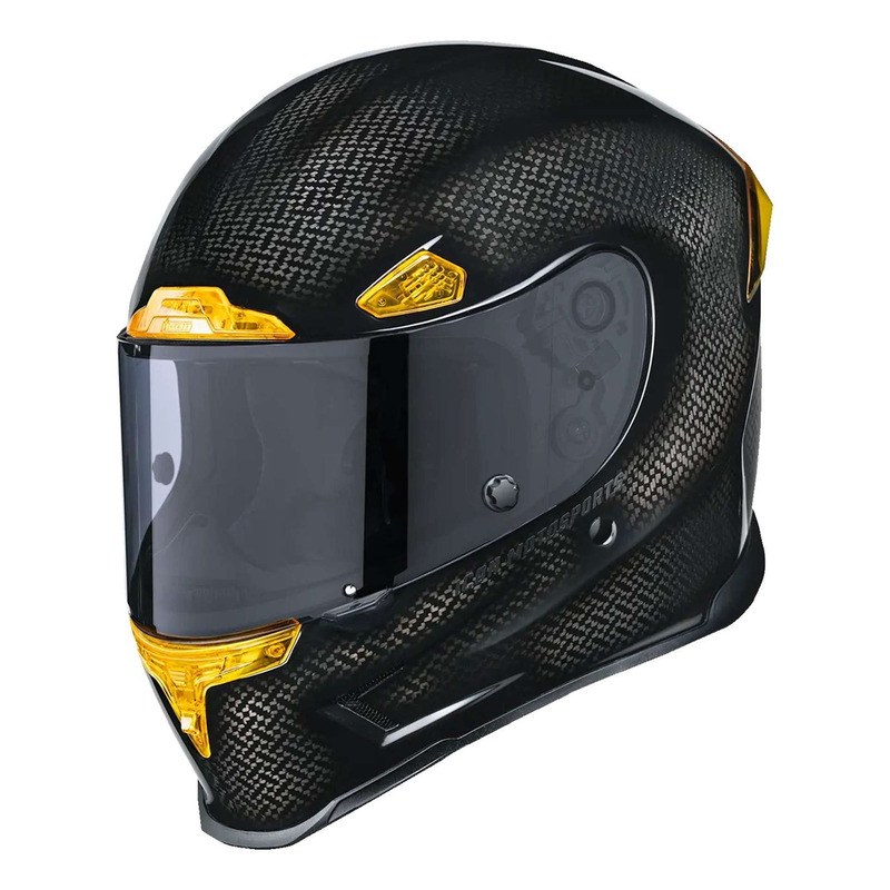 Casque intégral Icon Airframe Pro™ Carbon 4Tress carbon/yellow
