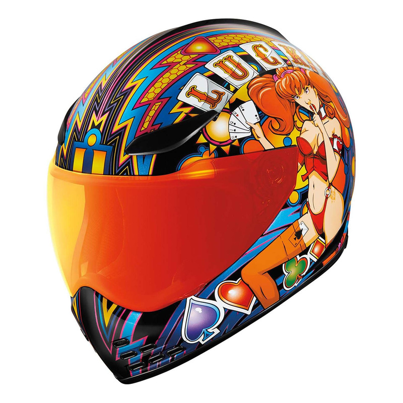 Casque intégral Icon Domain™ Lucky Lid 4 multicolore
