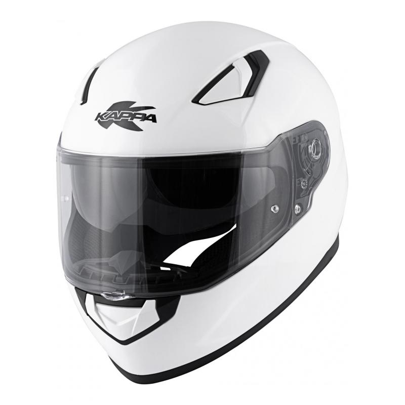 Casque intégral Kappa KV41 Dallas Basic blanc vernis- S