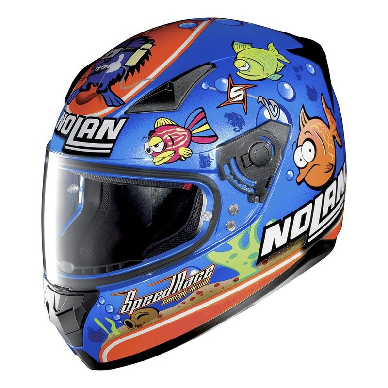 Casque intégral Nolan N60-5 Gemini Réplica M. Mélandri Aquarium mul
