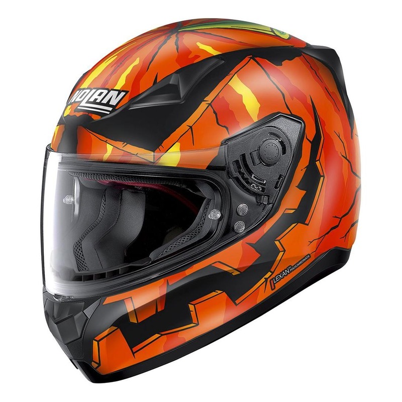 Casque intégral Nolan N60-5 Gemini Réplica Rinaldi Pumpkin orange- 2