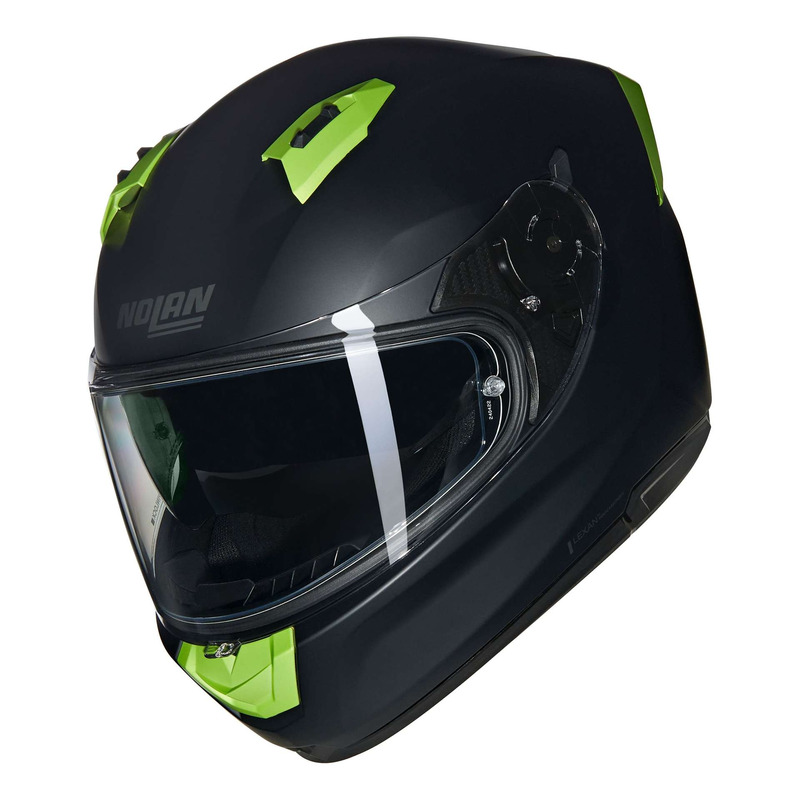 Casque intégral Nolan N60-6 Classico Nobile 311 noir/verde impulso mat