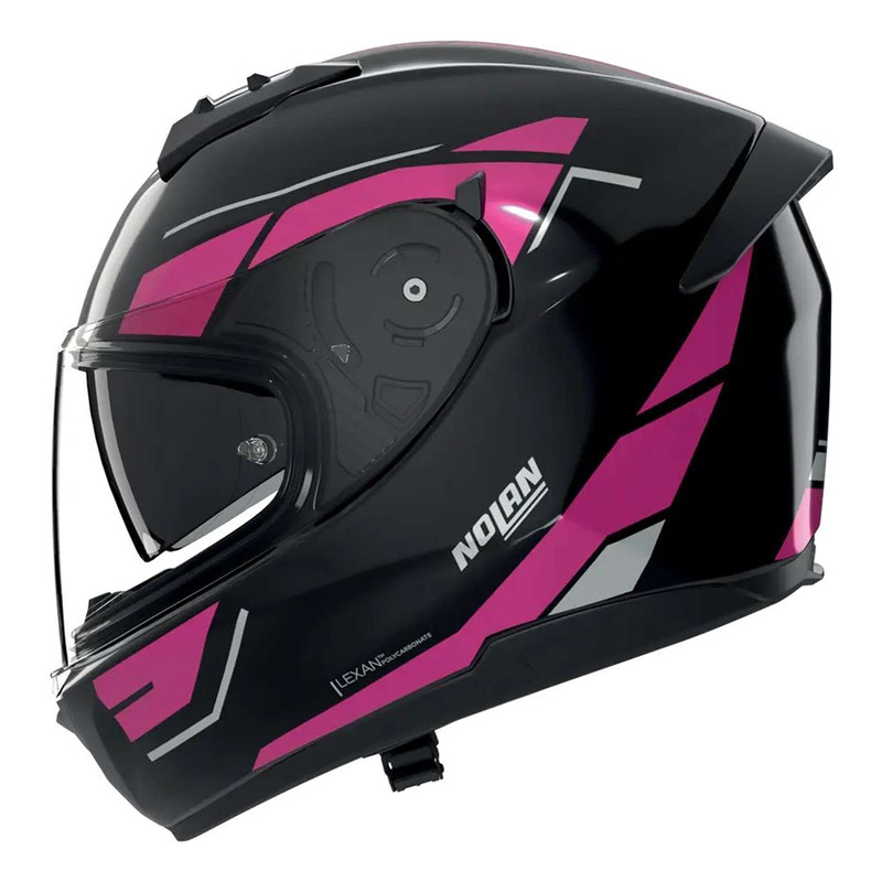 Casque intÃ©gral Nolan N60-6 Sincrono 354 noir/fuschia mÃ©tal- 2XS