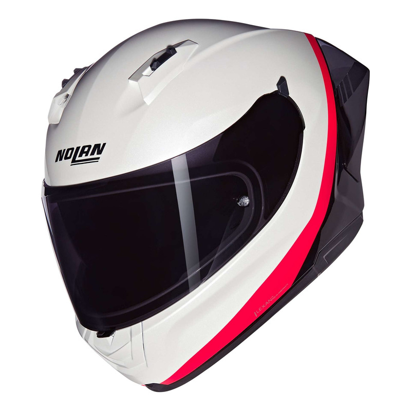 Casque intégral Nolan N60-6 Sport Verniciatura Speciale 347 perle/noir/orange brillant