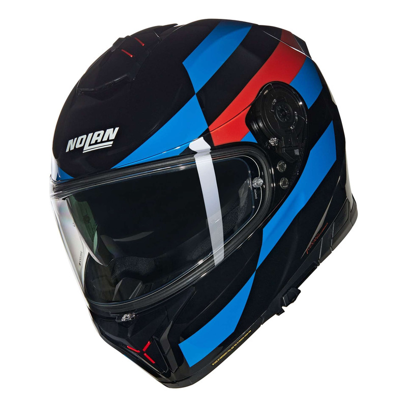 Casque intégral Nolan N80-8 Alfiere 347 noir/bleu/rouge brillant