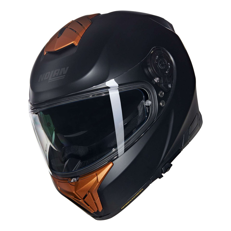 Casque intégral Nolan N80-8 Classico Nobile 311 noir/ocre mat