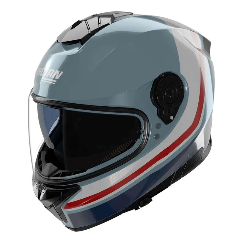 Casque intégral Nolan N80-8 Incline 352 bleu/blanc/rouge