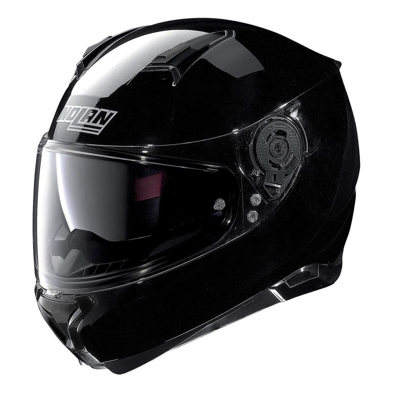 Casque intégral Nolan N87 Classic N-Com Brillant noir- 2XS