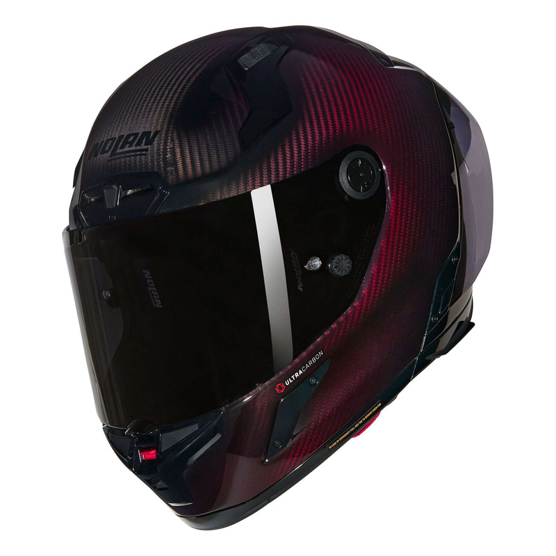Casque intégral Nolan X-804 RS Ultra Carbon Liquido 326 rosso liquido brillant