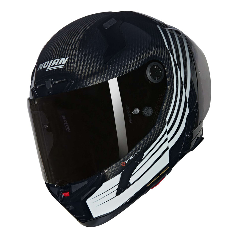 Casque intégral Nolan X-804 RS Ultra Carbon ALA 345 carbone/blanc/noir brillant