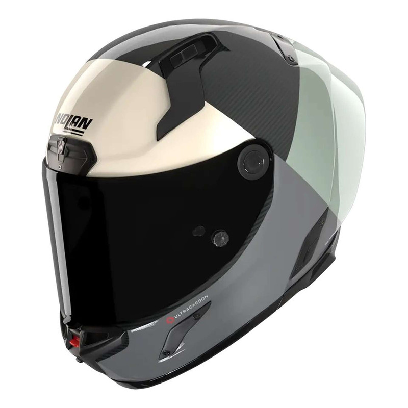 Casque intégral Nolan X-804 RS Ultra Carbon Blocco 370 carbone/vert/anthracite