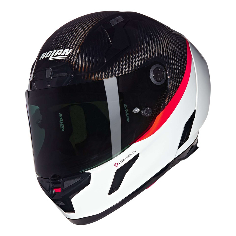 Casque intégral Nolan X-804 RS Ultra Carbon D.O.C. 346 carbone/blanc brillant