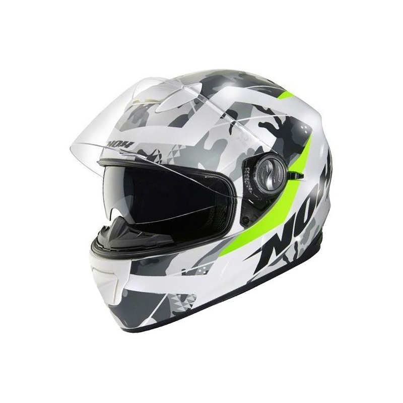 Casque intégral Nox N301 TEMPEST blanc- XS