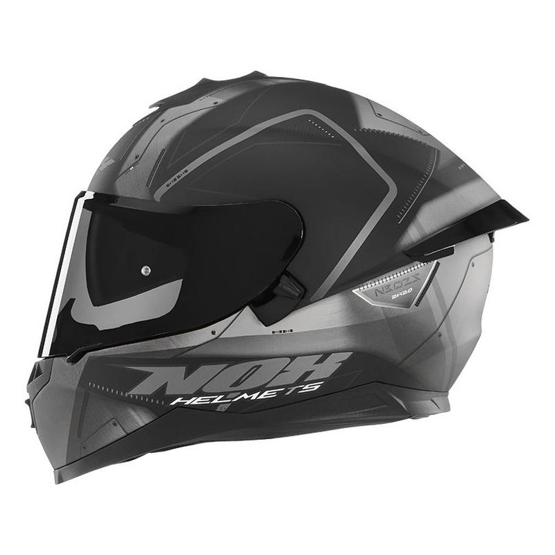 Casque intégral Nox N302-S Guard argent- XS