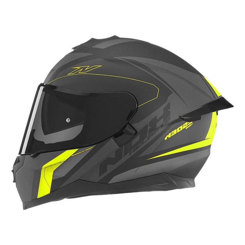 Casque intégral Nox N302-S Quest mat jaune fluo- XS