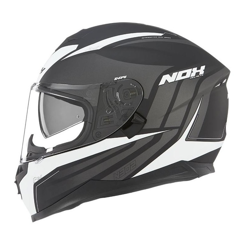 Casque intégral Nox N302 Shape blanc- XS