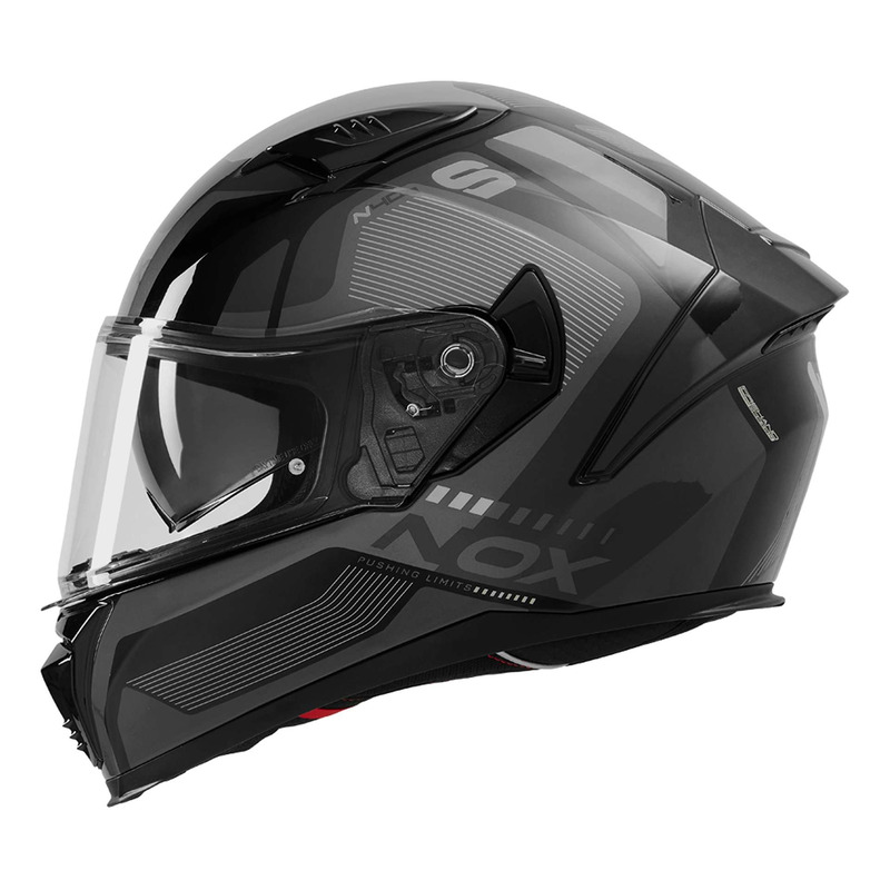 Casque intégral Nox N402 Mentor noir/argent