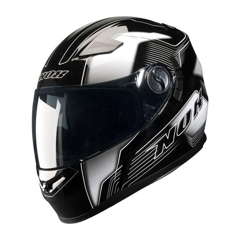 Casque intégral Nox N917 VHORTEX noir/blanc- XS