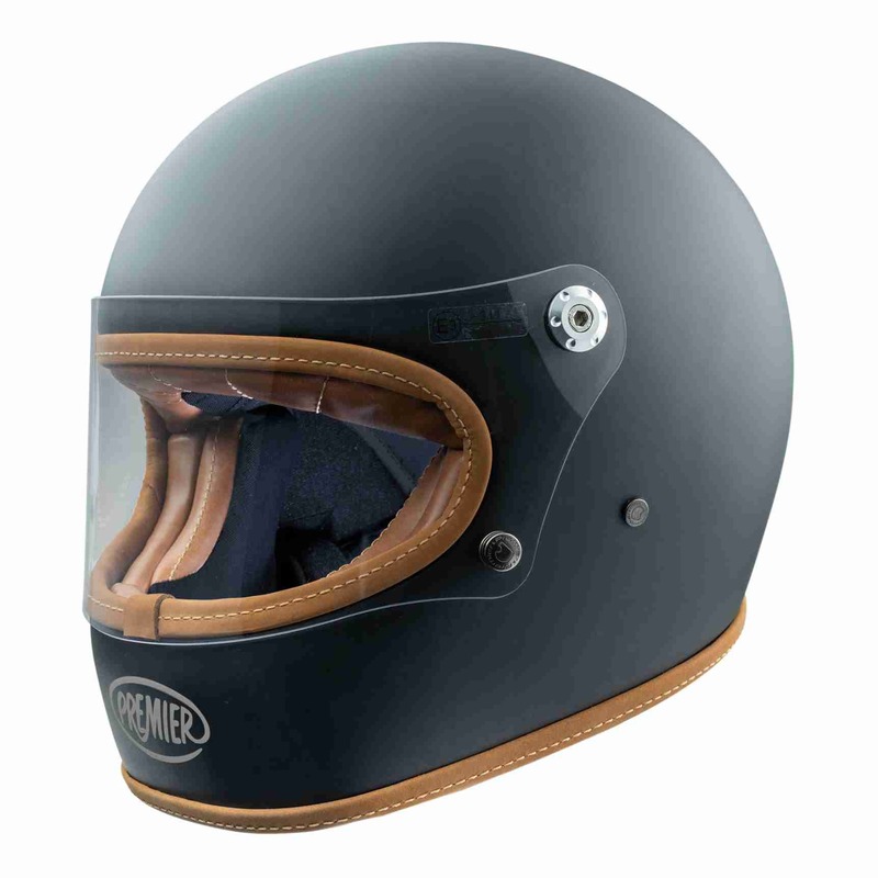 Casque intégral Premier Trophy Platinum U9BM noir mat- XS