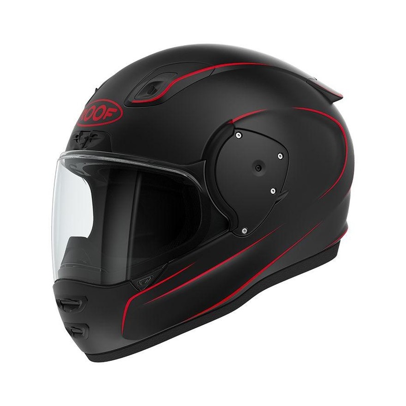 Casque intégral Roof Ro200 Néon mat noir/rouge- XS