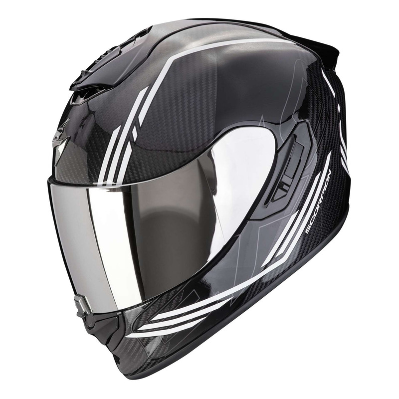 Casque intégral Scorpion Exo 1400 Evo 2 Carbon Air Reika noir/blanc-